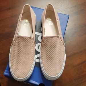 Keds Deck Shoes Light Pink Suede